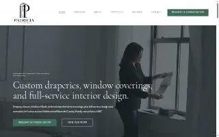 Patricia Interiors West, LLC. website