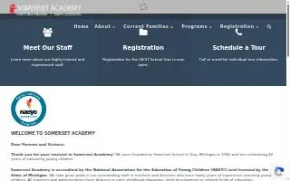 Somerset Academy website