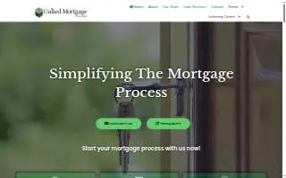 United Mortgage Lending, LLC website