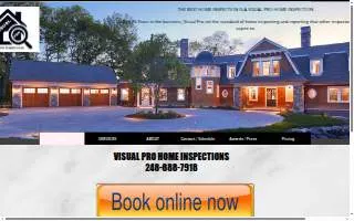 Visual Pro Home Inspections of Troy website