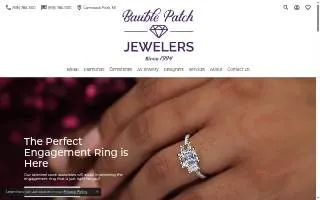 Bauble Patch Jewelers website