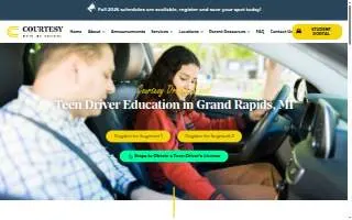 Courtesy Driving School of Walker website