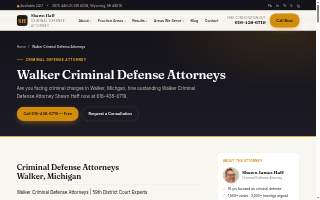 Criminal Defense Attorney Shawn Haff of Walker