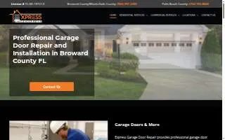 Express Garage Door Repair of Walker website