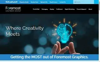 Foremost Graphics Group website