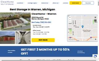 ClearHome Self Storage of Warren