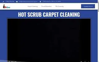 Hot Scrub Carpet Cleaning website