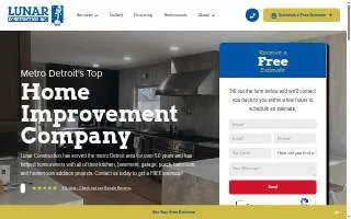 Lunar Home Improvement website