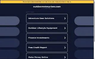 Outdoor Enterprises website