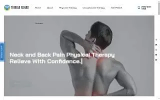 Tririga Rehab Physical Therapy - Warren website