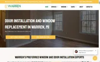 Warren Window Replacement website