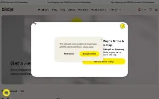 Birdie's Better Life, LLC website