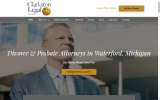 Clarkston Legal of Waterford website