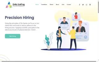 Delta Staffing website