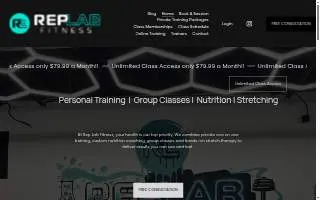 Rep Lab Fitness of Waterford website