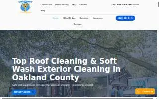 Victory Exterior Cleaning website