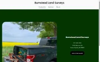 Bumstead Land Surveys website