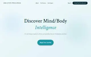 Creative Wellness of Waverly website