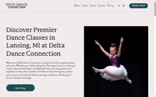 Delta Dance Connection website
