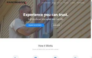 Paint Master Painting Inc. website