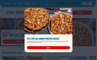 Domino's Pizza of West Point website