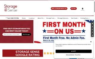 Storage Sense - Wayne website