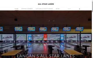 All Star Lanes website