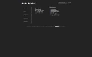 Atelier Architect website
