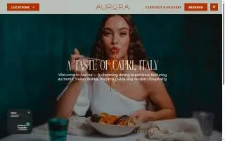 Aurora Italiana website