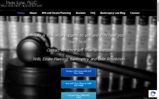 Bankruptcy Law Firm of Jeff Thav - Michigan website
