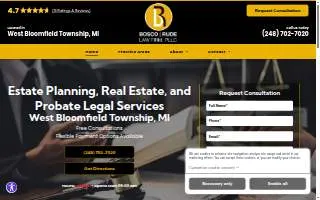 Bosco & Rude Law Firm, PLLC website