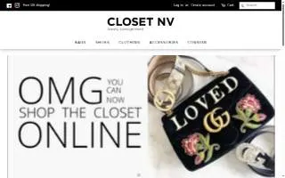 Closet NV website