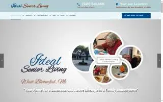 Ideal Senior Living website