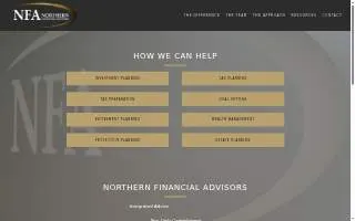 Northern Financial Advisors website