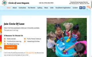 Circle of Love Daycare, LLC website