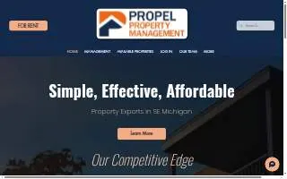 Propel Property Management of Wayne website