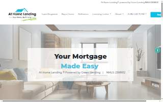 At Home Lending website