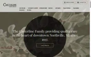 Casterline Funeral Home Inc of Wixom website