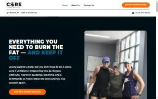 Core 4 Complete Fitness Wixom website