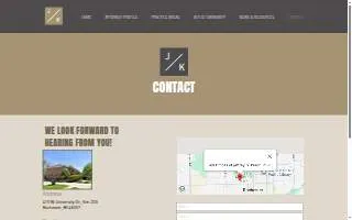 Law Offices of Jeffrey S. Kragt, PLLC website