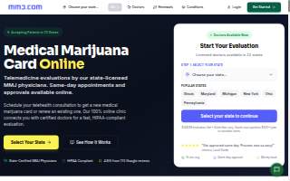 MMJ Certifications - Medical Marijuana Doctor - Medical Marijuana Card