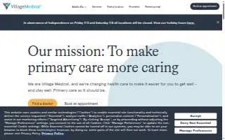Village Medical - Pontiac Trail website