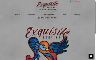 Exquisite Body Art website