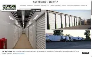 Safe Spot Storage of Woodhaven website