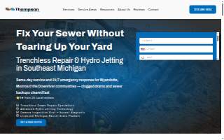 Thompson Trenchless and Hydro Jetting of Wyandotte