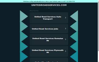 United Road Services: Woodhaven/Flat Rock (Mazda)