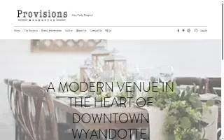 Provisions Wyandotte website