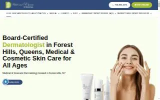 Adult and Pediatric Dermatology website