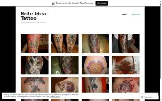 Brite Idea Tattoo website