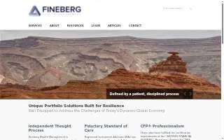 Fineberg Wealth Management website